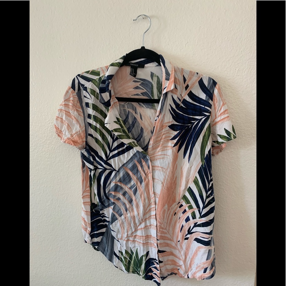 Forever 21 Plant Shirt